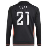 Aston Villa Jerseys - Official aston villa wsl adidas goalkeeper shirt 2024-25 – long sleeve – kids with leat 21 printing Collection for AVFC Fans