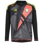 Aston Villa Jerseys - Official aston villa wsl adidas goalkeeper shirt 2024-25 – long sleeve – kids with talbert 26 printing Collection for AVFC Fans
