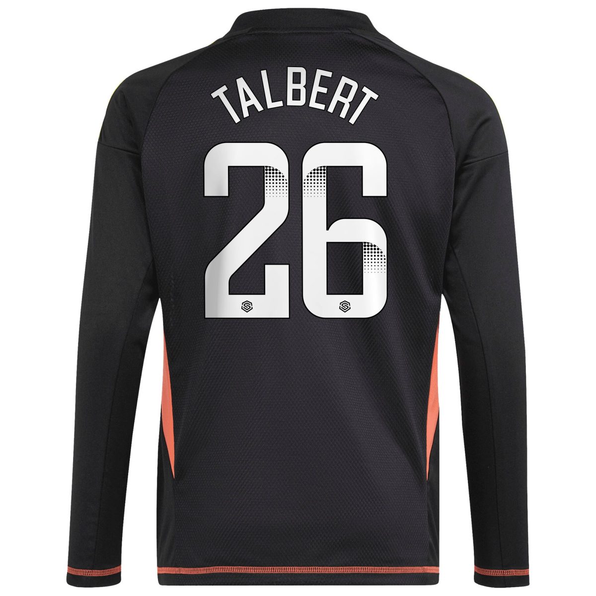 Aston Villa Jerseys - Official aston villa wsl adidas goalkeeper shirt 2024-25 – long sleeve – kids with talbert 26 printing Collection for AVFC Fans