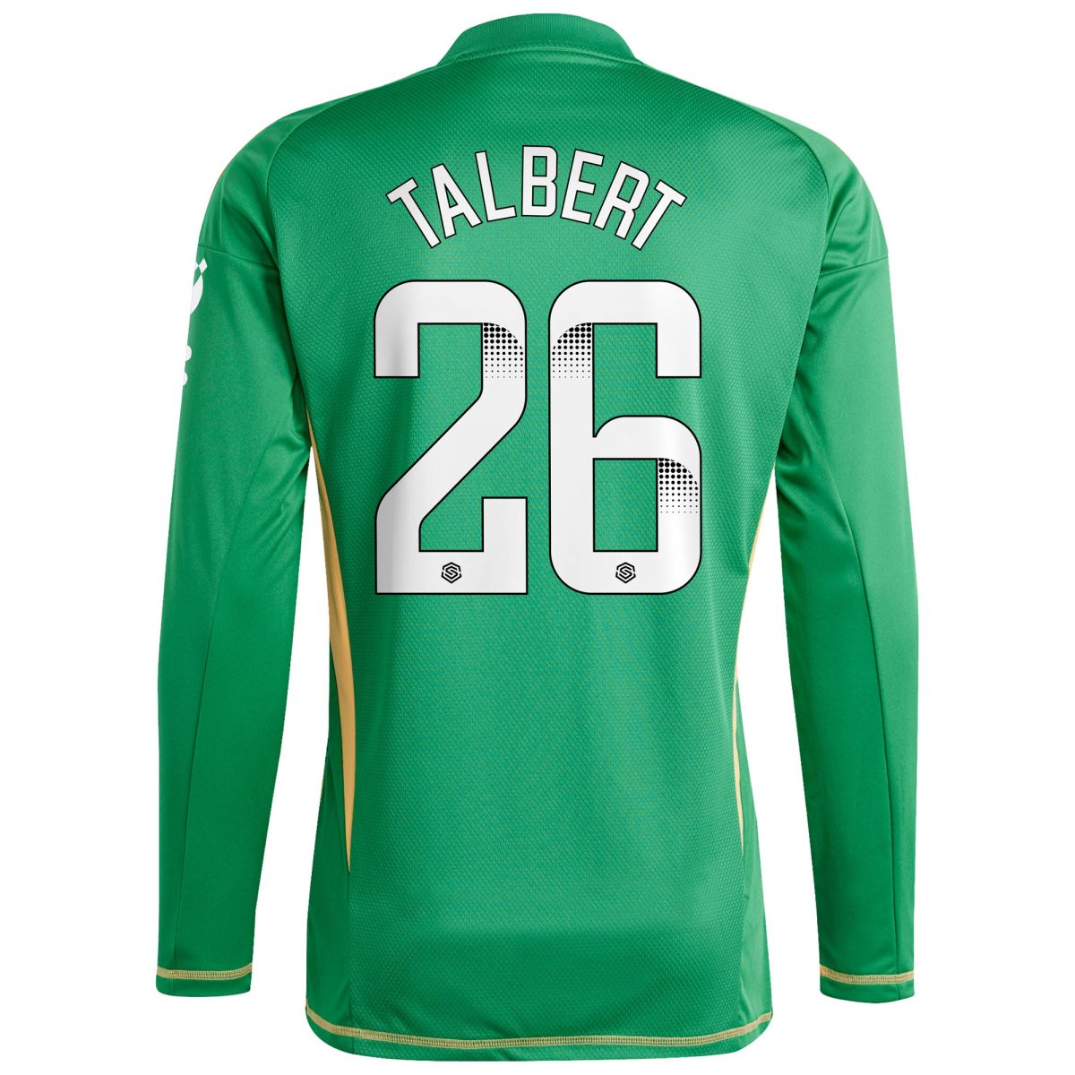 Aston Villa Jerseys - Official aston villa wsl adidas goalkeeper shirt 2024-25 – long sleeve with talbert 26 printing 202849399 Collection for AVFC Fans