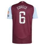 Aston Villa Jerseys - Official aston villa wsl adidas home authentic shirt 2024-25 with corsie 6 printing Collection for AVFC Fans