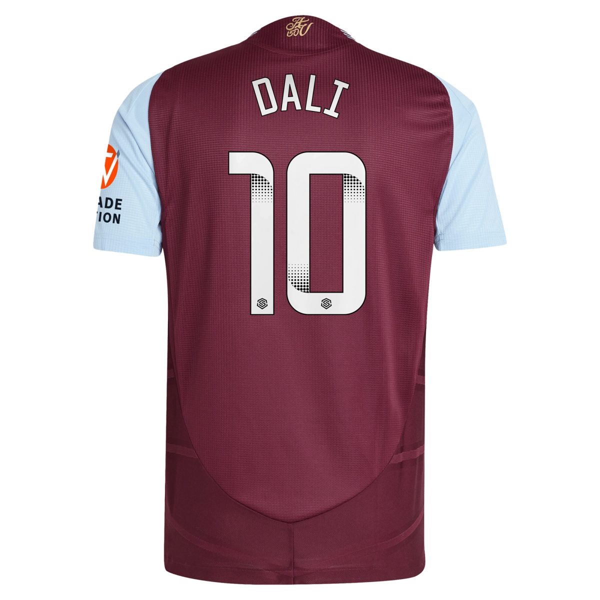 Aston Villa Jerseys - Official aston villa wsl adidas home authentic shirt 2024-25 with dali 10 printing Collection for AVFC Fans