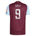 Aston Villa Jerseys - Official aston villa wsl adidas home authentic shirt 2024-25 with daly 9 printing Collection for AVFC Fans