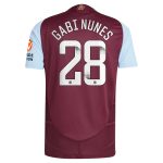 Aston Villa Jerseys - Official aston villa wsl adidas home authentic shirt 2024-25 with gabi nunes 28 printing Collection for AVFC Fans