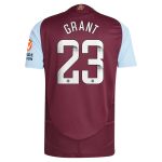 Aston Villa Jerseys - Official aston villa wsl adidas home authentic shirt 2024-25 with grant 23 printing Collection for AVFC Fans