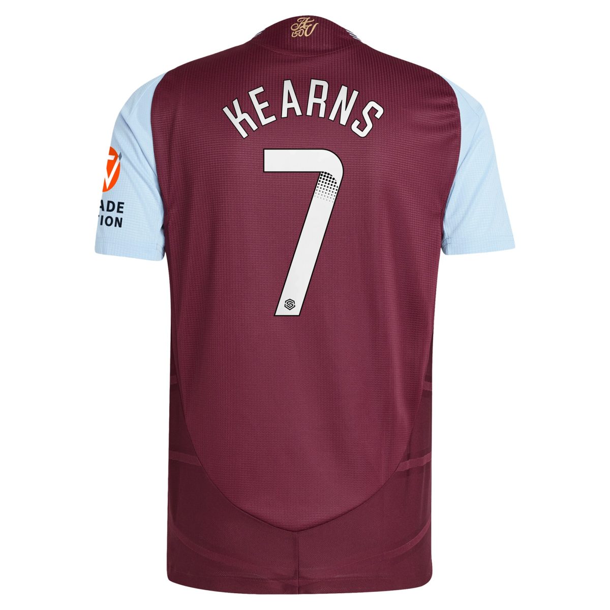 Aston Villa Jerseys - Official aston villa wsl adidas home authentic shirt 2024-25 with kearns 7 printing Collection for AVFC Fans