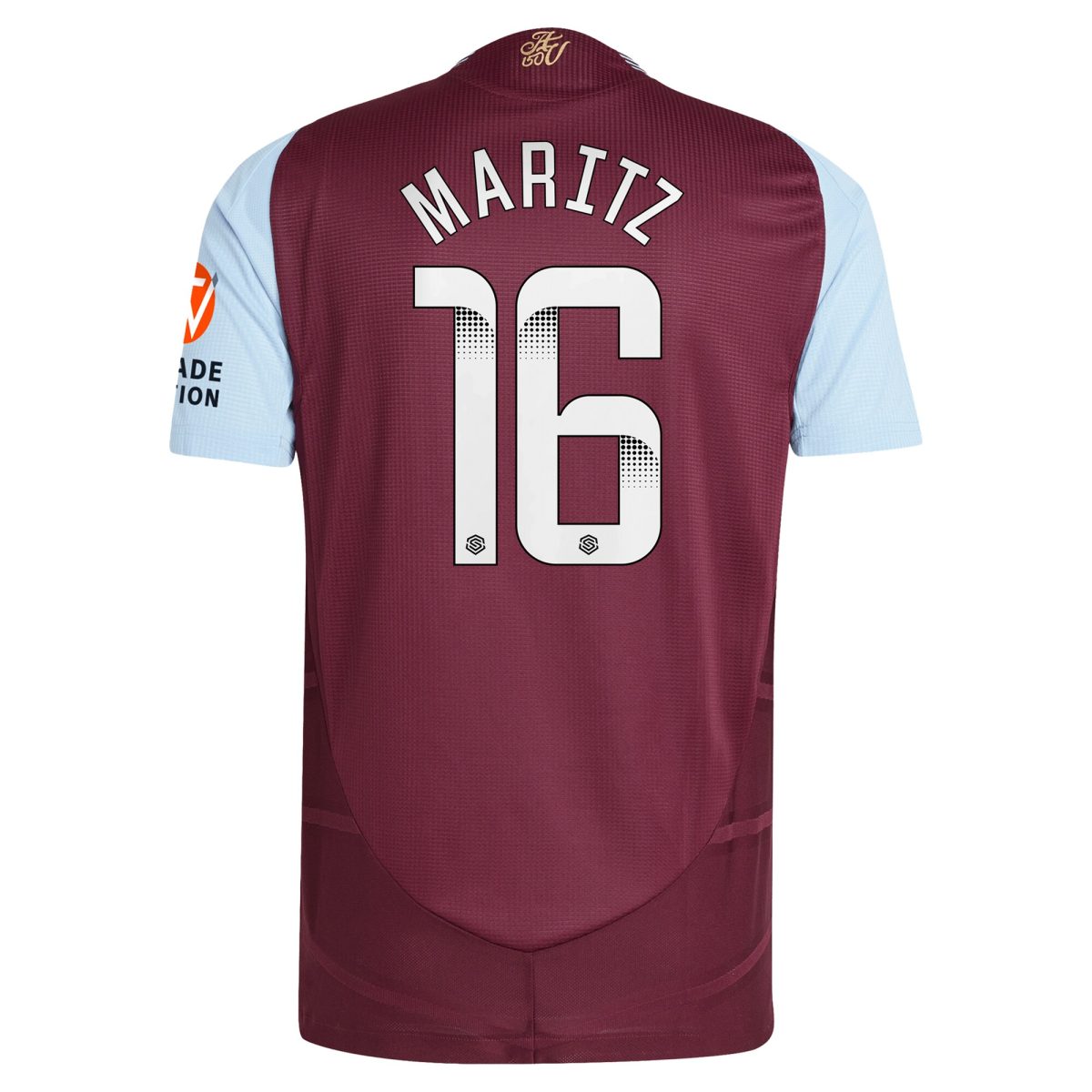 Aston Villa Jerseys - Official aston villa wsl adidas home authentic shirt 2024-25 with maritz 26 printing Collection for AVFC Fans
