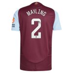 Aston Villa Jerseys - Official aston villa wsl adidas home authentic shirt 2024-25 with mayling 2 printing Collection for AVFC Fans