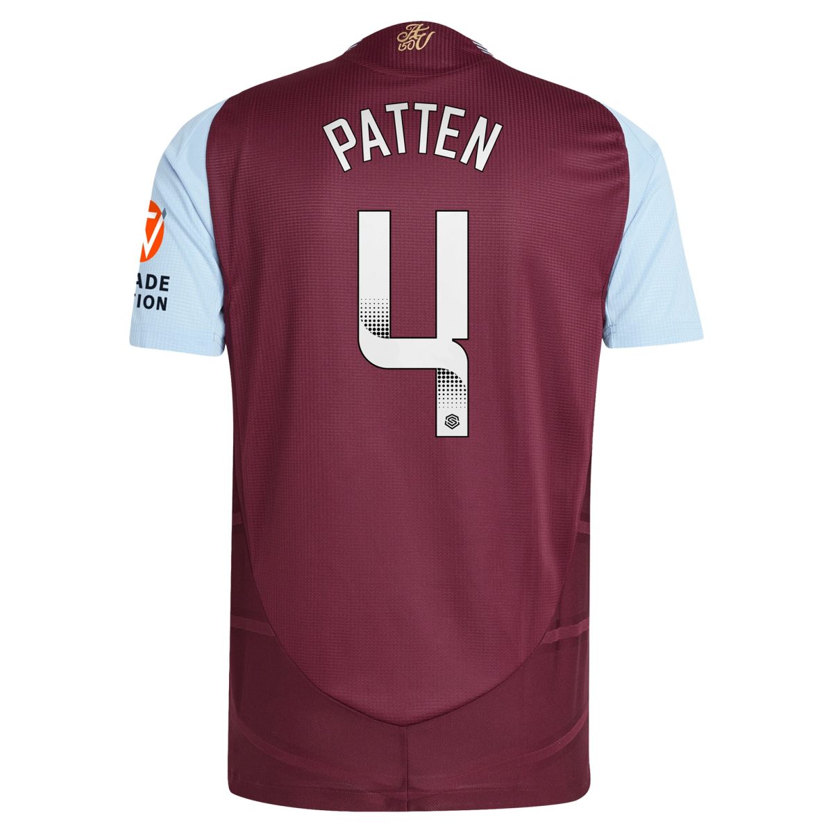 Aston Villa Jerseys - Official aston villa wsl adidas home authentic shirt 2024-25 with patten 4 printing Collection for AVFC Fans