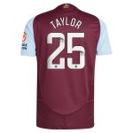 Aston Villa Jerseys - Official aston villa wsl adidas home authentic shirt 2024-25 with taylor 25 printing Collection for AVFC Fans