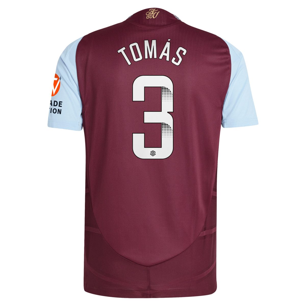Aston Villa Jerseys - Official aston villa wsl adidas home authentic shirt 2024-25 with tomás 3 printing Collection for AVFC Fans