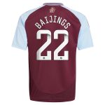Aston Villa Jerseys - Official aston villa wsl adidas home shirt 2024-25 – kids with baijings 22 printing Collection for AVFC Fans