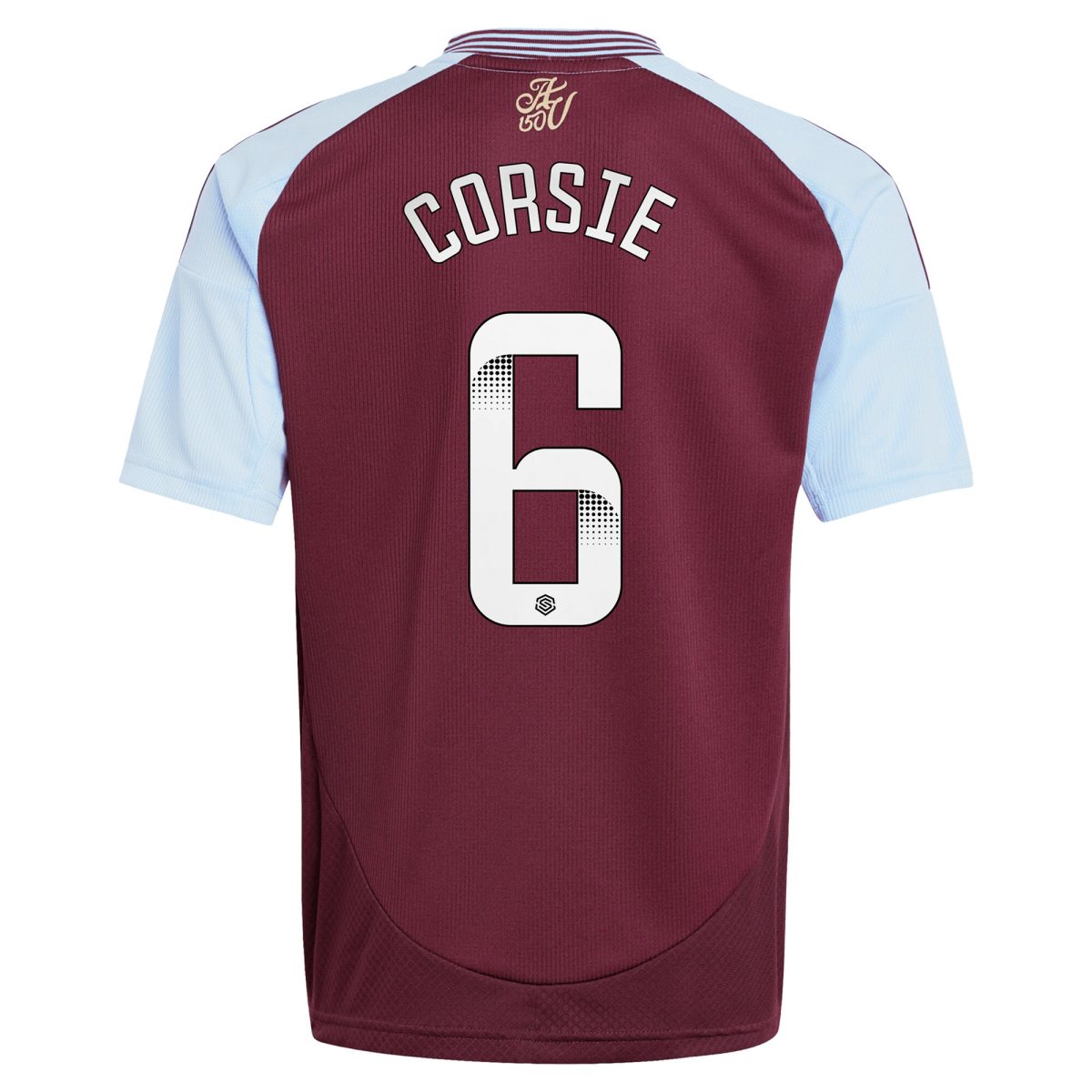 Aston Villa Jerseys - Official aston villa wsl adidas home shirt 2024-25 – kids with corsie 6 printing Collection for AVFC Fans