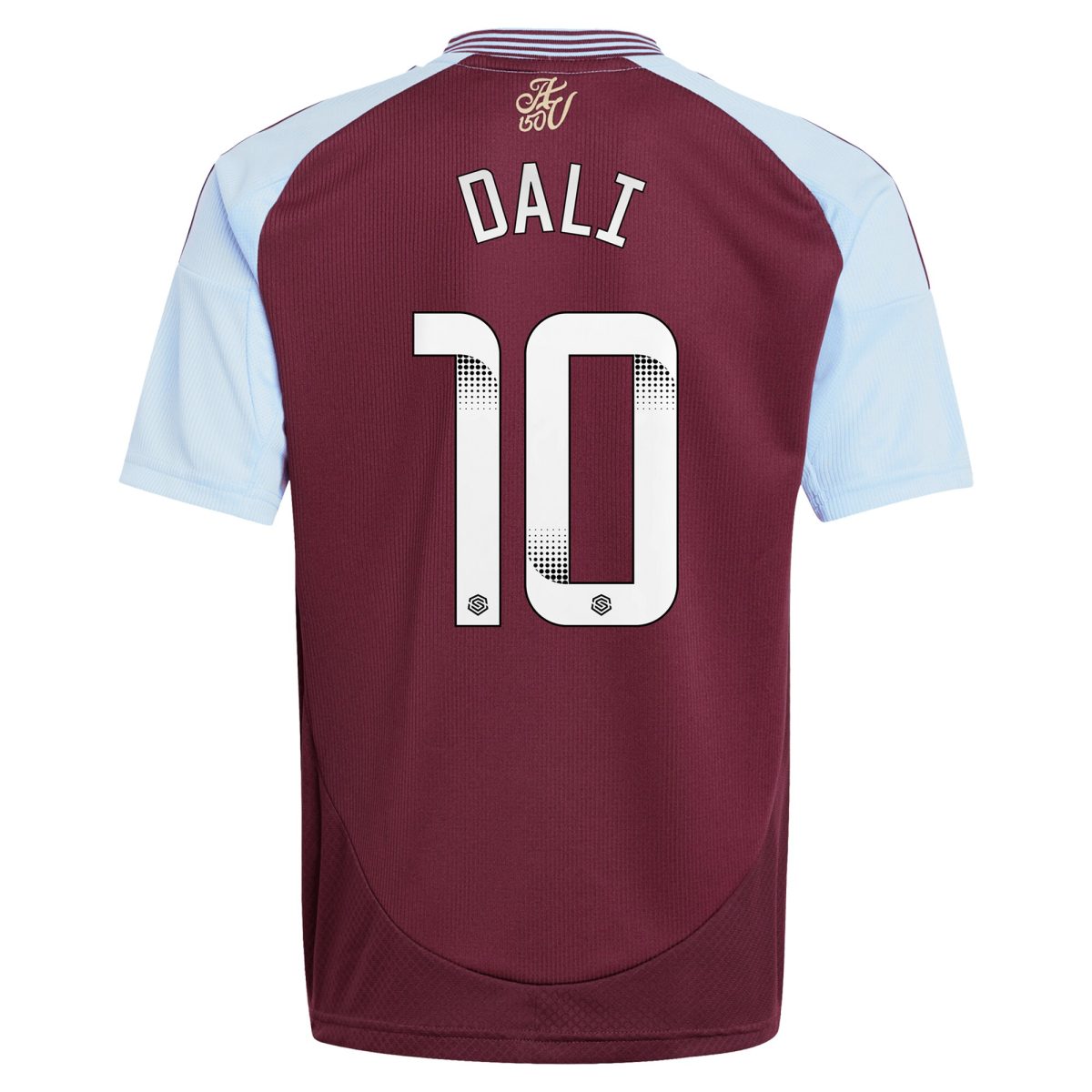 Aston Villa Jerseys - Official aston villa wsl adidas home shirt 2024-25 – kids with dali 10 printing Collection for AVFC Fans