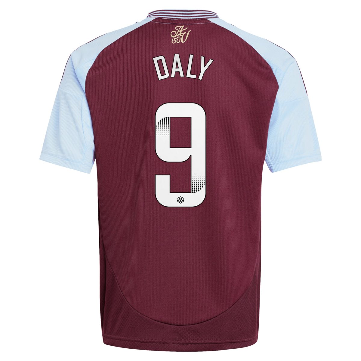 Aston Villa Jerseys - Official aston villa wsl adidas home shirt 2024-25 – kids with daly 9 printing Collection for AVFC Fans