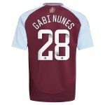 Aston Villa Jerseys - Official aston villa wsl adidas home shirt 2024-25 – kids with gabi nunes 28 printing Collection for AVFC Fans