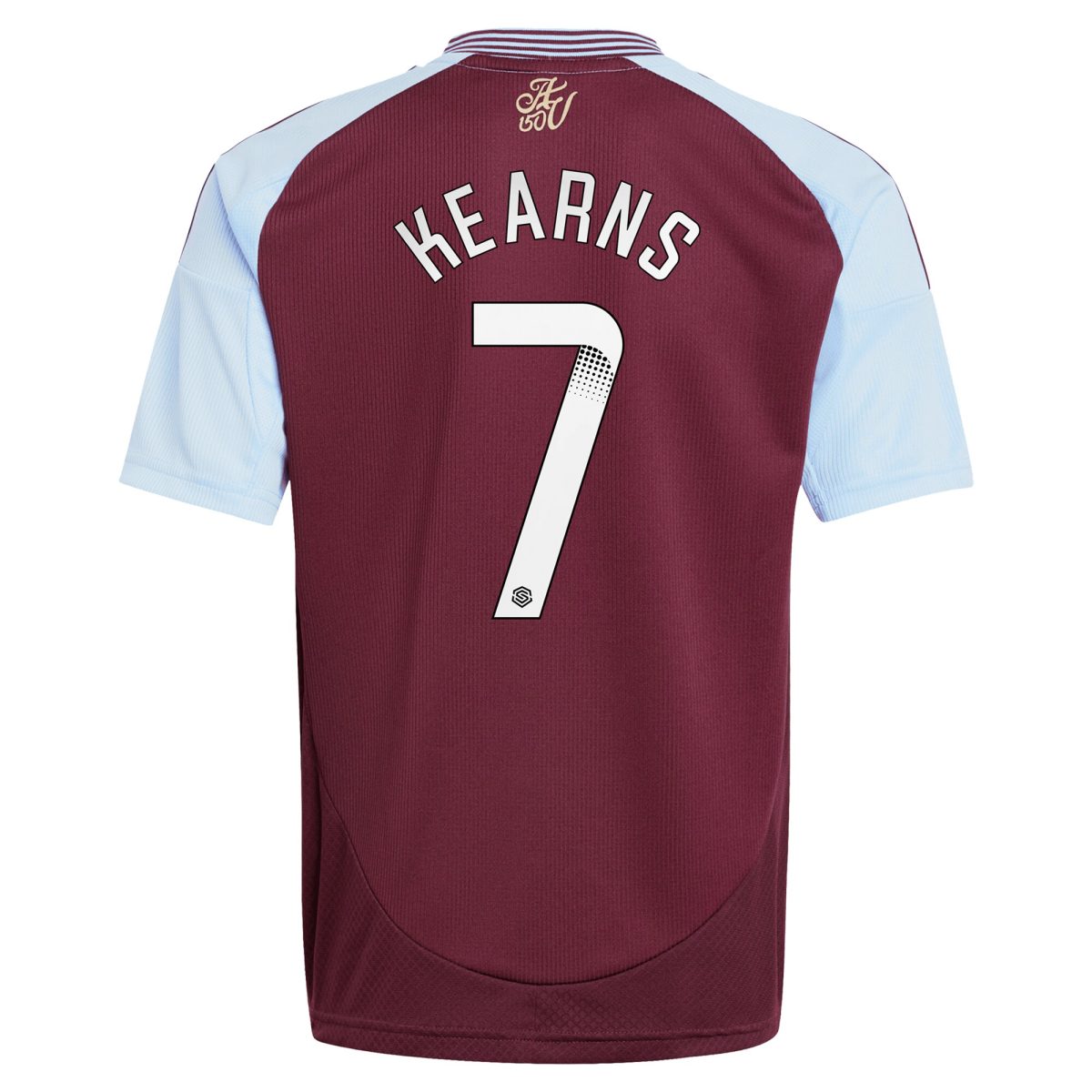 Aston Villa Jerseys - Official aston villa wsl adidas home shirt 2024-25 – kids with kearns 7 printing Collection for AVFC Fans
