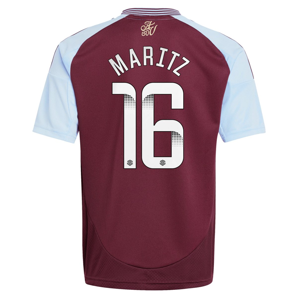 Aston Villa Jerseys - Official aston villa wsl adidas home shirt 2024-25 – kids with maritz 26 printing Collection for AVFC Fans