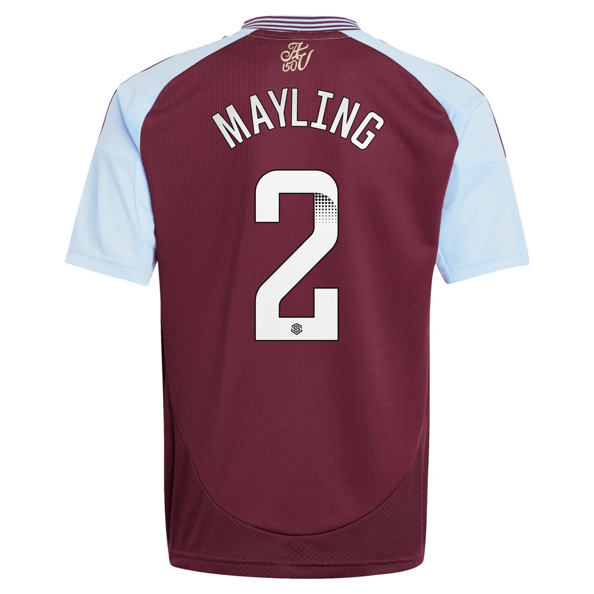 Aston Villa Jerseys - Official aston villa wsl adidas home shirt 2024-25 – kids with mayling 2 printing Collection for AVFC Fans