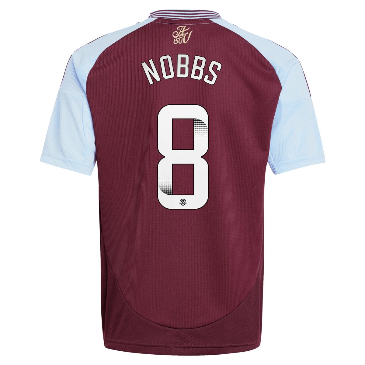 Aston Villa Jerseys - Official aston villa wsl adidas home shirt 2024-25 – kids with nobbs 8 printing Collection for AVFC Fans