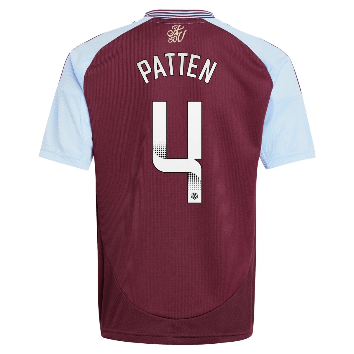 Aston Villa Jerseys - Official aston villa wsl adidas home shirt 2024-25 – kids with patten 4 printing Collection for AVFC Fans