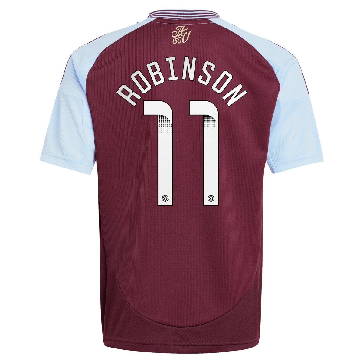 Aston Villa Jerseys - Official aston villa wsl adidas home shirt 2024-25 – kids with robinson 11 printing Collection for AVFC Fans