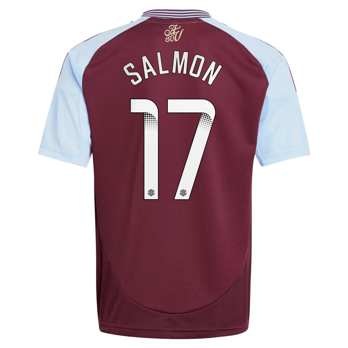Aston Villa Jerseys - Official aston villa wsl adidas home shirt 2024-25 – kids with salmon 17 printing Collection for AVFC Fans
