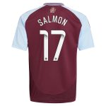 Aston Villa Jerseys - Official aston villa wsl adidas home shirt 2024-25 – kids with salmon 17 printing Collection for AVFC Fans