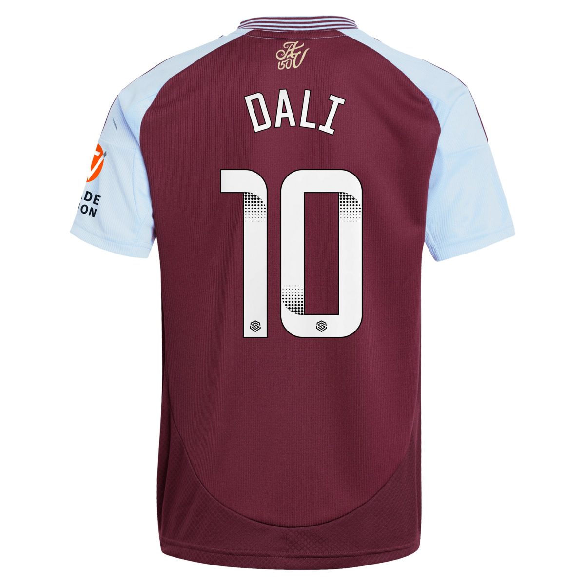 Aston Villa Jerseys - Official aston villa wsl adidas home shirt 2024-25 with dali 10 printing Collection for AVFC Fans