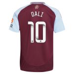 Aston Villa Jerseys - Official aston villa wsl adidas home shirt 2024-25 with dali 10 printing Collection for AVFC Fans