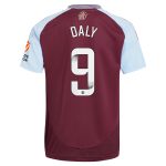 Aston Villa Jerseys - Official aston villa wsl adidas home shirt 2024-25 with daly 9 printing Collection for AVFC Fans