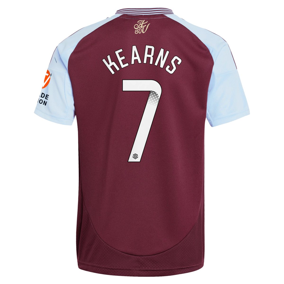 Aston Villa Jerseys - Official aston villa wsl adidas home shirt 2024-25 with kearns 7 printing Collection for AVFC Fans