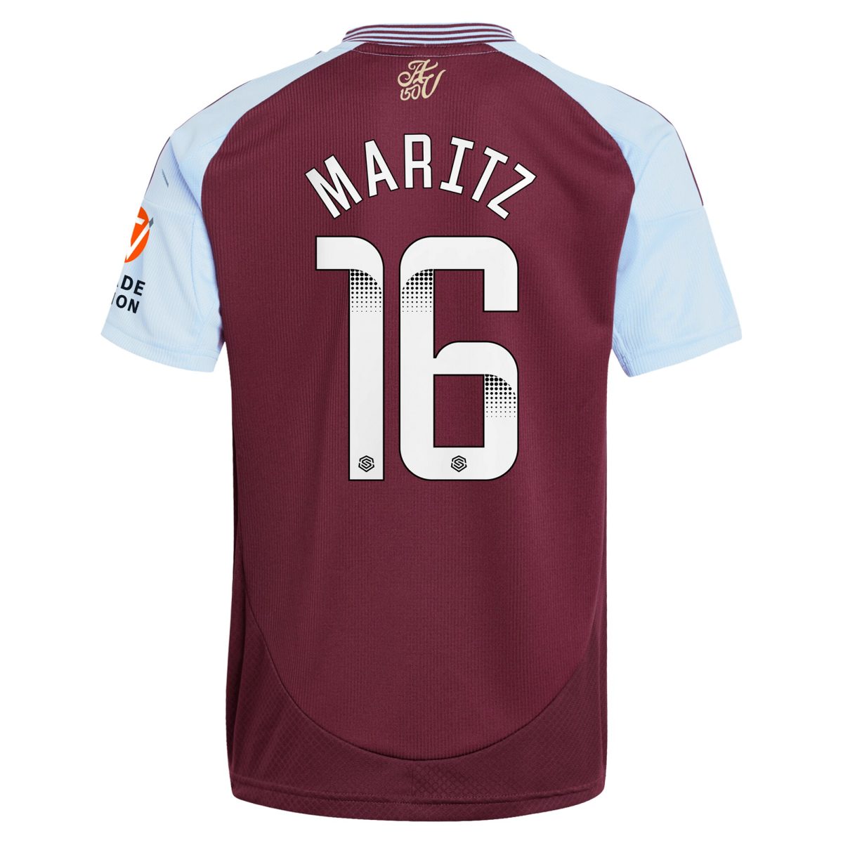 Aston Villa Jerseys - Official aston villa wsl adidas home shirt 2024-25 with maritz 26 printing Collection for AVFC Fans