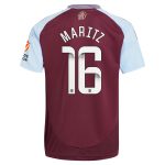 Aston Villa Jerseys - Official aston villa wsl adidas home shirt 2024-25 with maritz 26 printing Collection for AVFC Fans