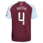 Aston Villa Jerseys - Official aston villa wsl adidas home shirt 2024-25 with patten 4 printing Collection for AVFC Fans