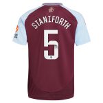 Aston Villa Jerseys - Official aston villa wsl adidas home shirt 2024-25 with staniforth 5 printing Collection for AVFC Fans