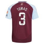 Aston Villa Jerseys - Official aston villa wsl adidas home shirt 2024-25 with tomás 3 printing Collection for AVFC Fans