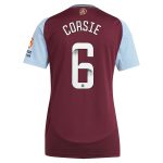 Aston Villa Jerseys - Official aston villa wsl adidas home shirt 2024-25 – womens with corsie 6 printing Collection for AVFC Fans