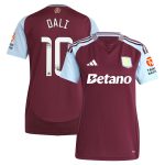 Aston Villa Jerseys - Official aston villa wsl adidas home shirt 2024-25 – womens with dali 10 printing Collection for AVFC Fans