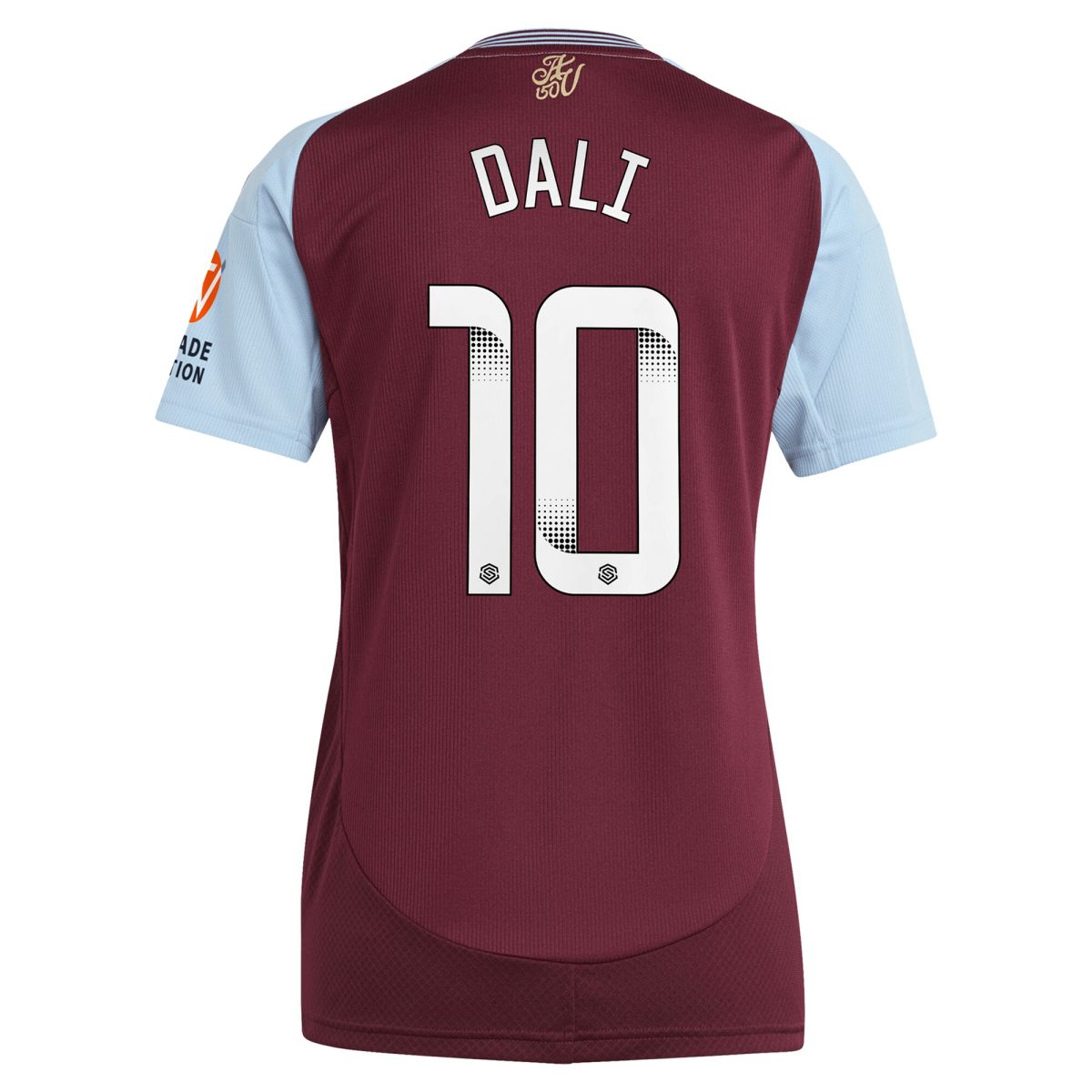 Aston Villa Jerseys - Official aston villa wsl adidas home shirt 2024-25 – womens with dali 10 printing Collection for AVFC Fans