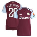 Aston Villa Jerseys - Official aston villa wsl adidas home shirt 2024-25 – womens with gabi nunes 28 printing Collection for AVFC Fans