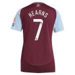 Aston Villa Jerseys - Official aston villa wsl adidas home shirt 2024-25 – womens with kearns 7 printing Collection for AVFC Fans