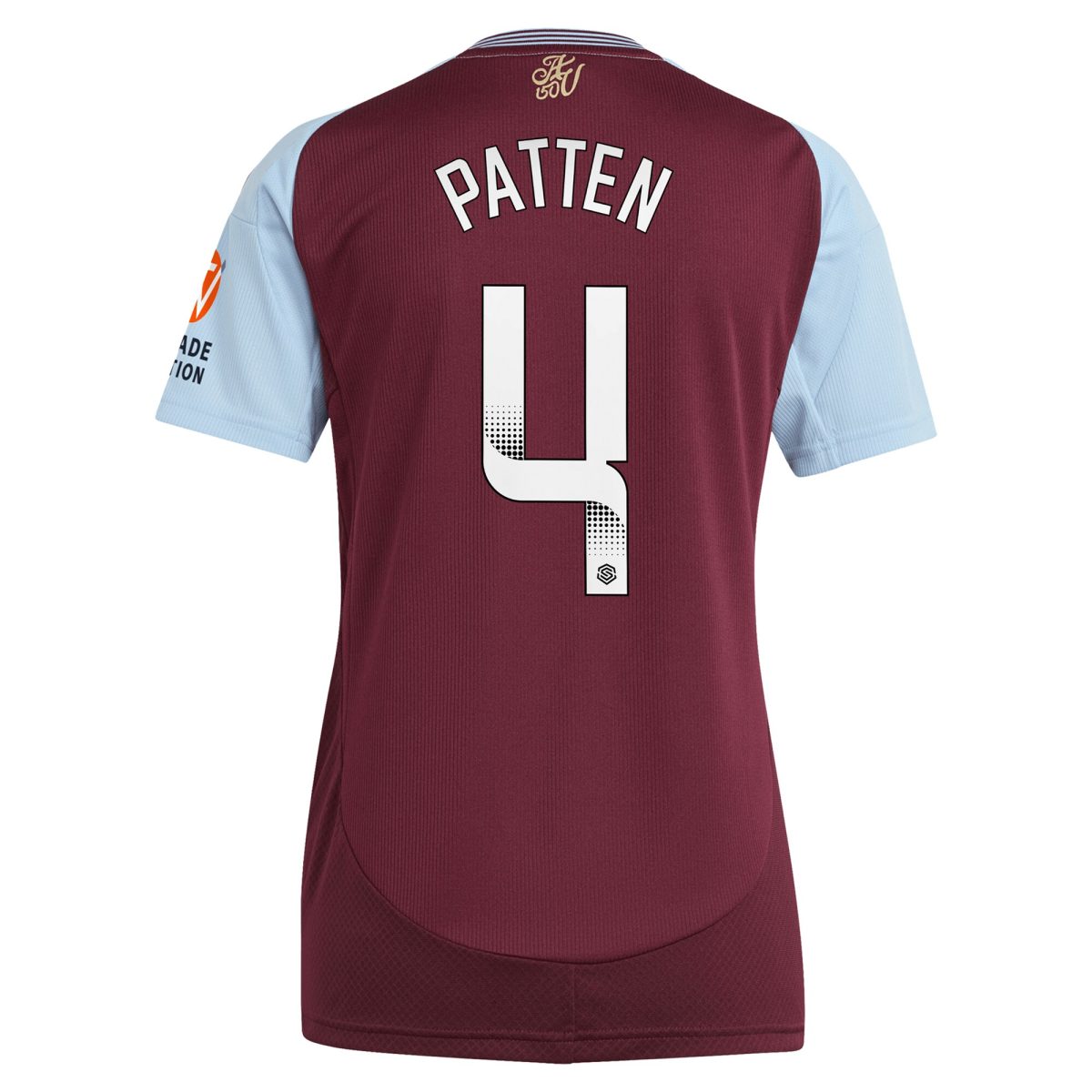 Aston Villa Jerseys - Official aston villa wsl adidas home shirt 2024-25 – womens with patten 4 printing Collection for AVFC Fans
