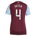 Aston Villa Jerseys - Official aston villa wsl adidas home shirt 2024-25 – womens with patten 4 printing Collection for AVFC Fans