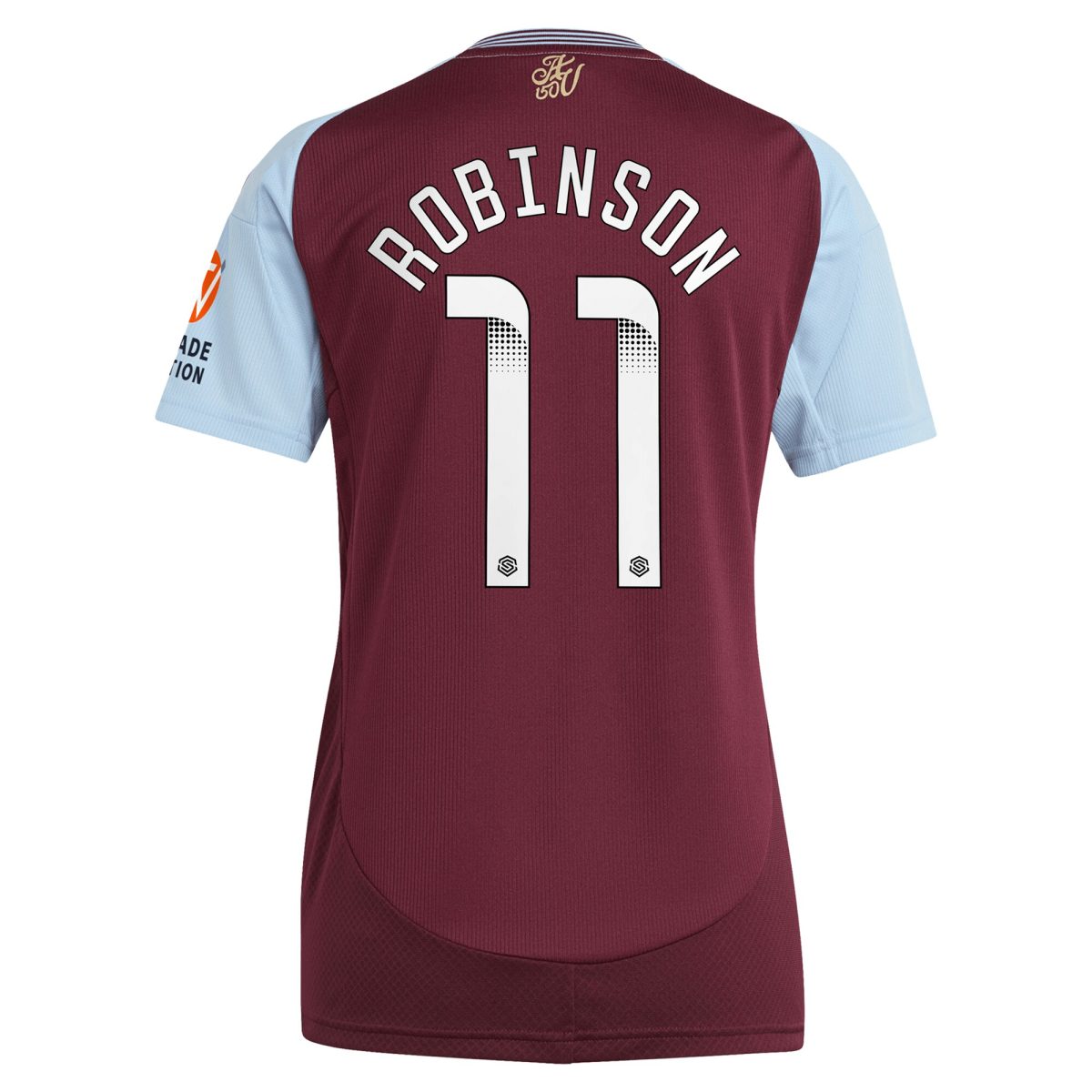 Aston Villa Jerseys - Official aston villa wsl adidas home shirt 2024-25 – womens with robinson 11 printing Collection for AVFC Fans