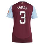 Aston Villa Jerseys - Official aston villa wsl adidas home shirt 2024-25 – womens with tomás 3 printing Collection for AVFC Fans