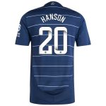 Aston Villa Jerseys - Official aston villa wsl adidas third authentic shirt 2024-25 with hanson 20 printing Collection for AVFC Fans