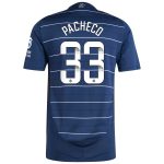 Aston Villa Jerseys - Official aston villa wsl adidas third authentic shirt 2024-25 with pacheco 33 printing Collection for AVFC Fans