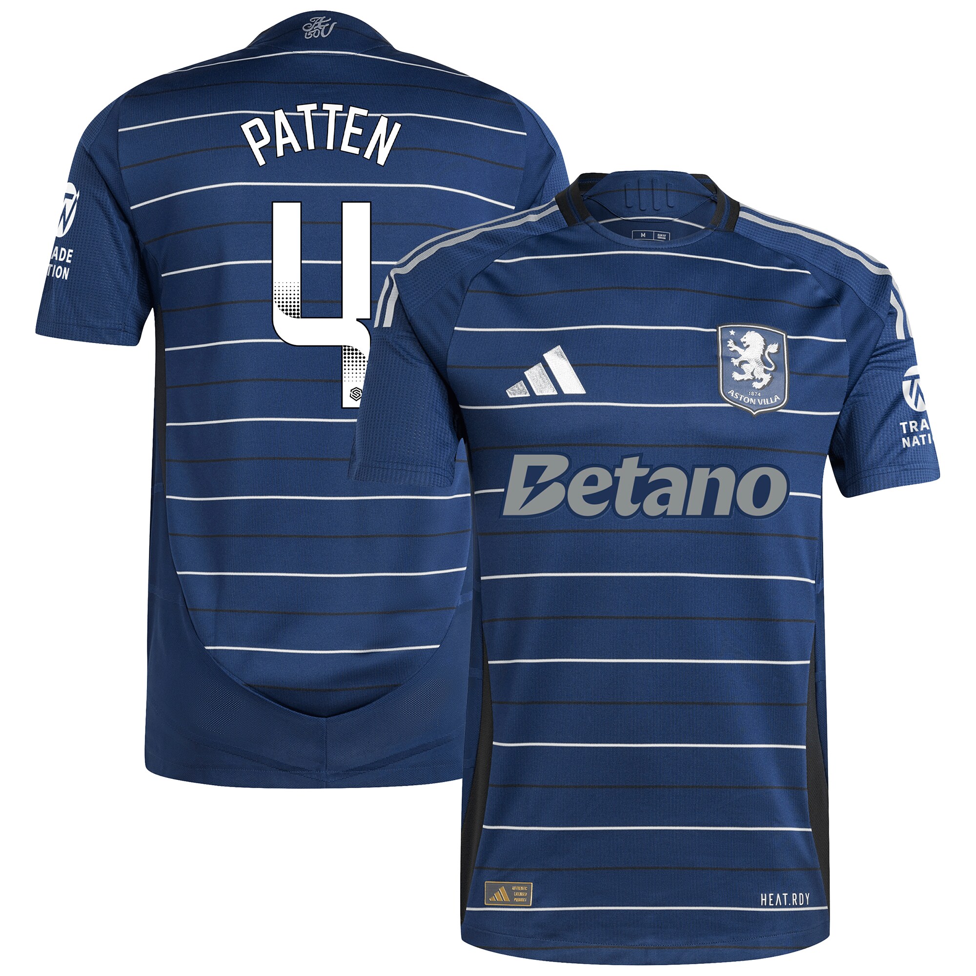 Aston Villa Jerseys - Official aston villa wsl adidas third authentic shirt 2024-25 with patten 4 printing Collection for AVFC Fans