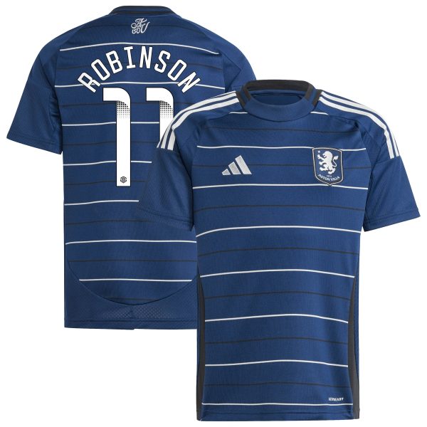 Aston Villa Jerseys - Official aston villa wsl adidas third shirt 2024-25 – kids with robinson 11 printing Collection for AVFC Fans